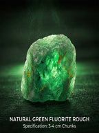 The Deep Focus | Raw Green Fluorite Mental Clarity Crystal