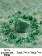 The Serene Meadow | Raw Green Strawberry Quartz Gemstone