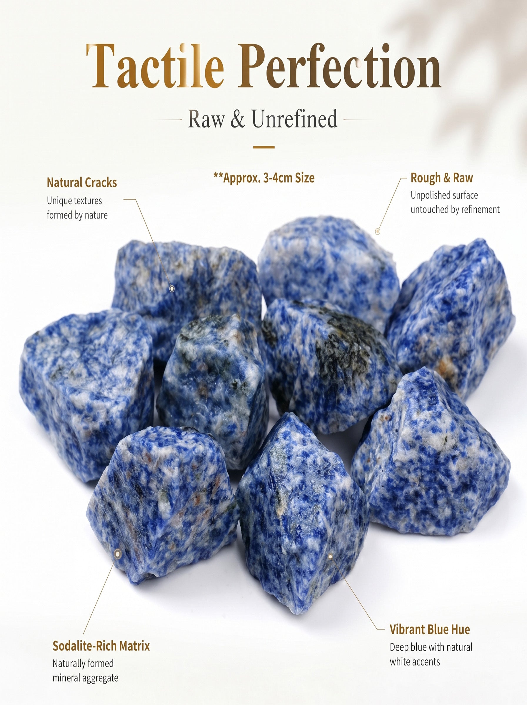 The Peak Oracle | Raw K2 Blue Dot Jasper Stone