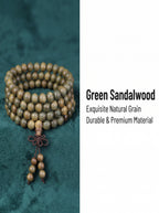 Natural Fragrant Green Sandalwood 108 Mala | SUBVIBE