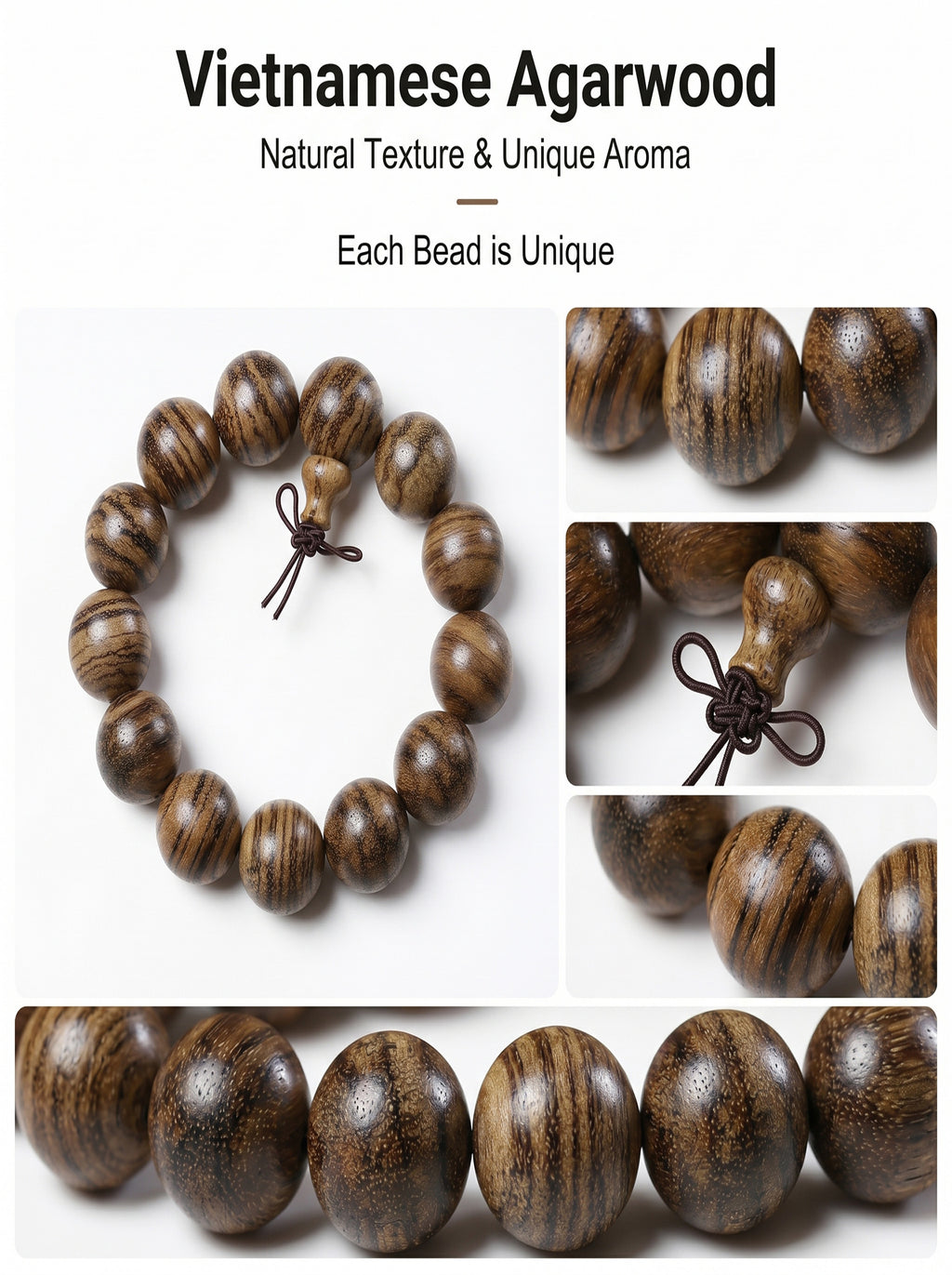 Premium Vietnamese Agarwood Bracelet 'The Ethereal Oasis' | SUBVIBE