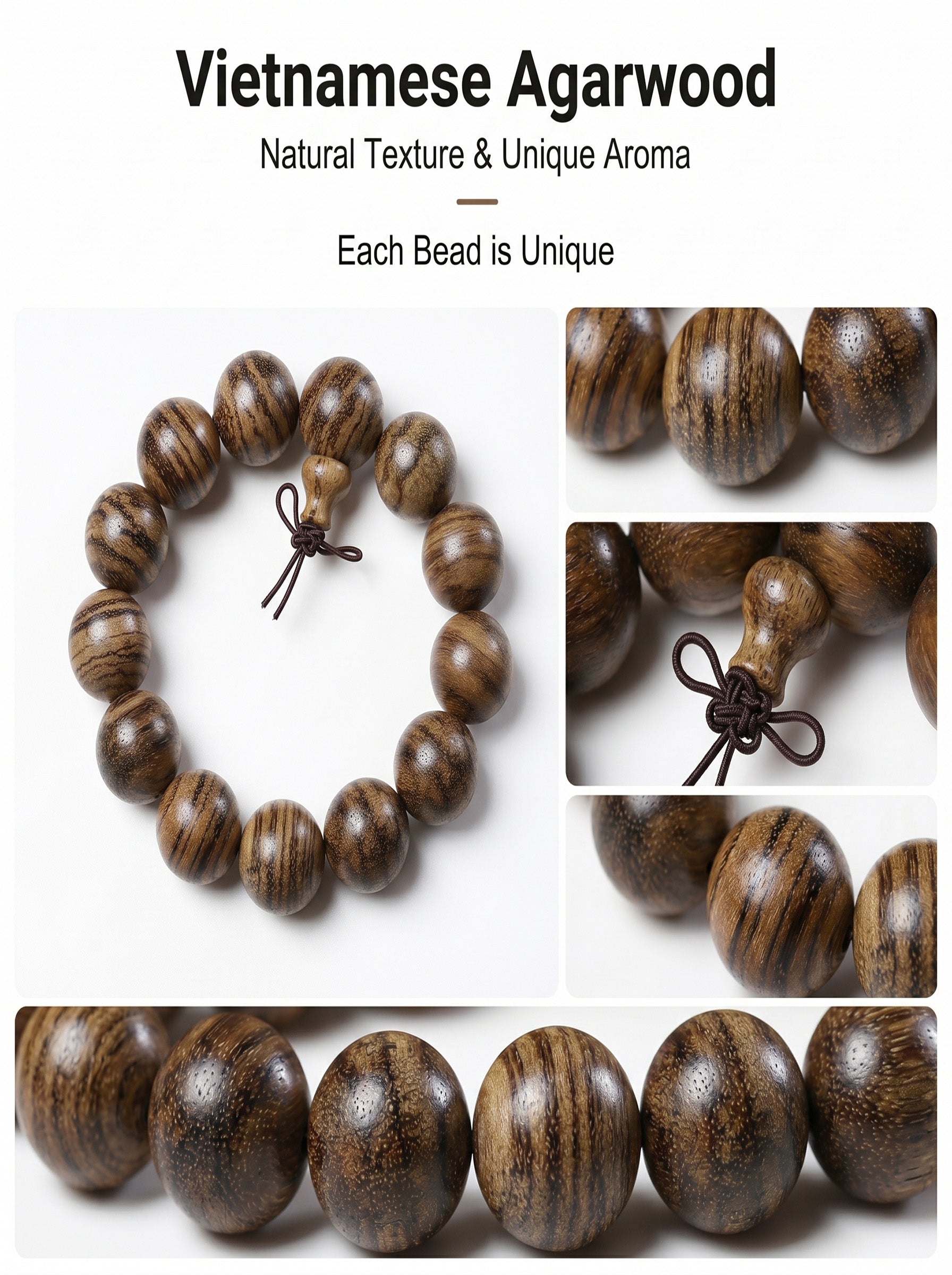 Premium Vietnamese Agarwood Bracelet 'The Ethereal Oasis' | SUBVIBE