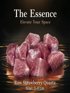The Passion Ignite | Rare Raw Strawberry Quartz Crystal