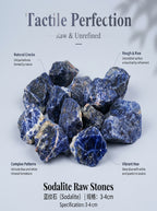 The Blueprint Architect | Dark Luxe Raw Sodalite Logic Stone