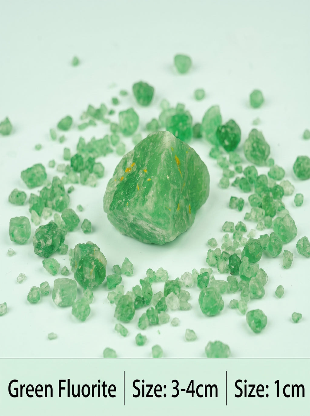 The Deep Focus | Raw Green Fluorite Mental Clarity Crystal