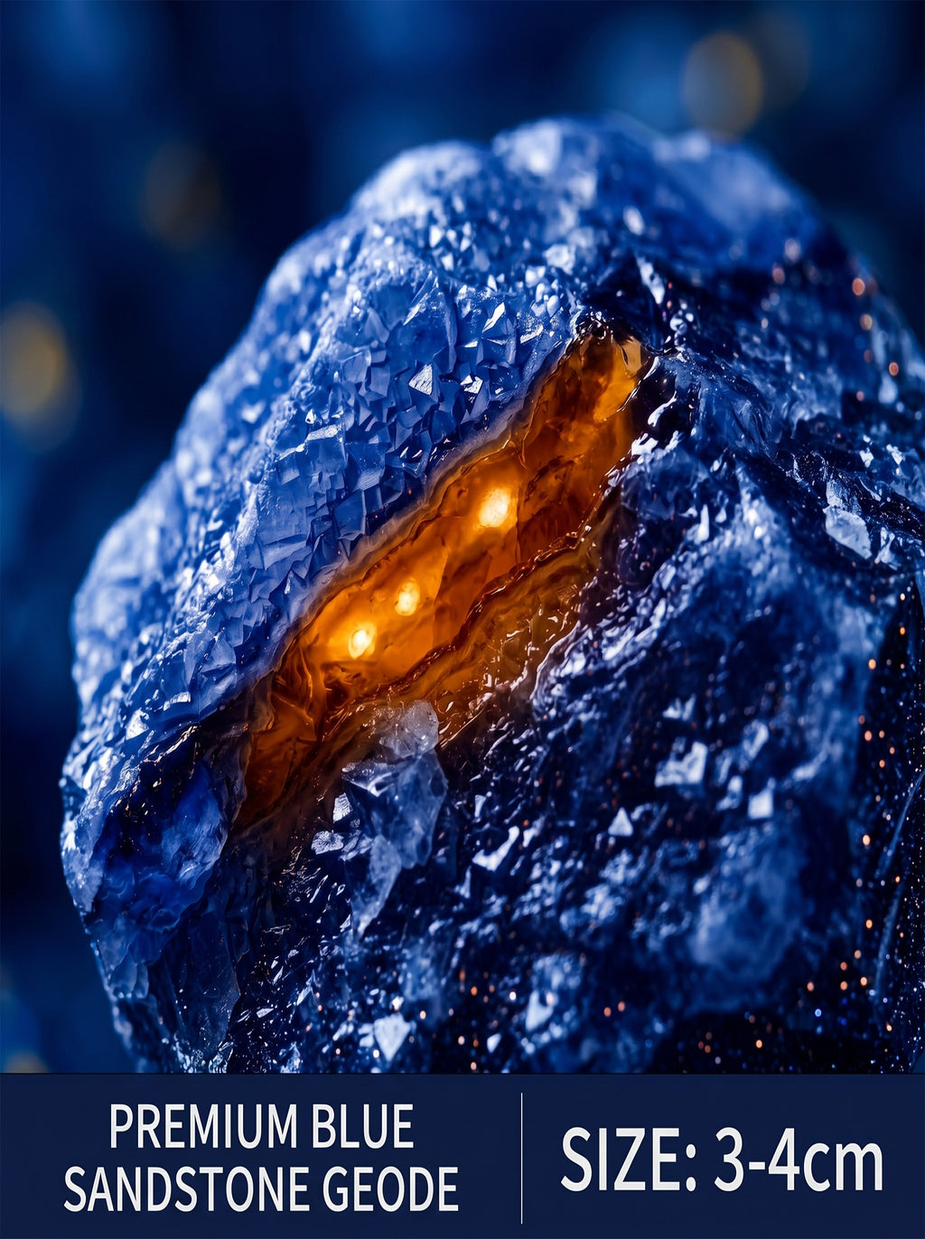 The Stardust Ambition | Raw Blue Sandstone Universe Crystal