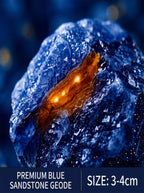 The Stardust Ambition | Raw Blue Sandstone Universe Crystal