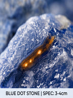 The Peak Oracle | Raw K2 Blue Dot Jasper Stone