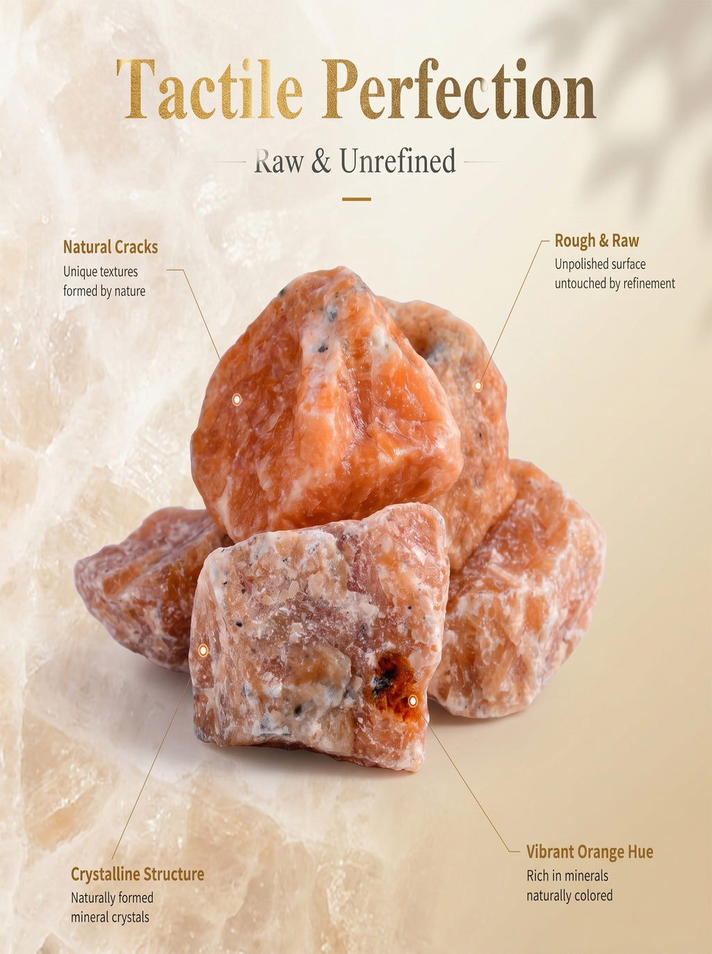 The Solar Flare | Raw Sunstone Manifestation Crystal