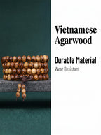 Premium Vietnamese Agarwood 108 Mala Talisman | SUBVIBE