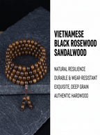 108 Mala Beads 'The Shadow Blossom' | SUBVIBE