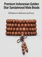 Gold-Flecked Purple Sandalwood 108 Mala Beads | SUBVIBE