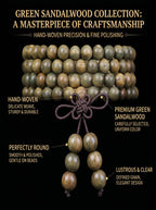 Natural Fragrant Green Sandalwood 108 Mala | SUBVIBE