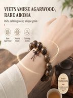 Premium Vietnamese Agarwood Bracelet 'The Ethereal Oasis' | SUBVIBE