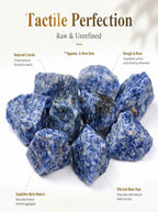 The Peak Oracle | Raw K2 Blue Dot Jasper Stone