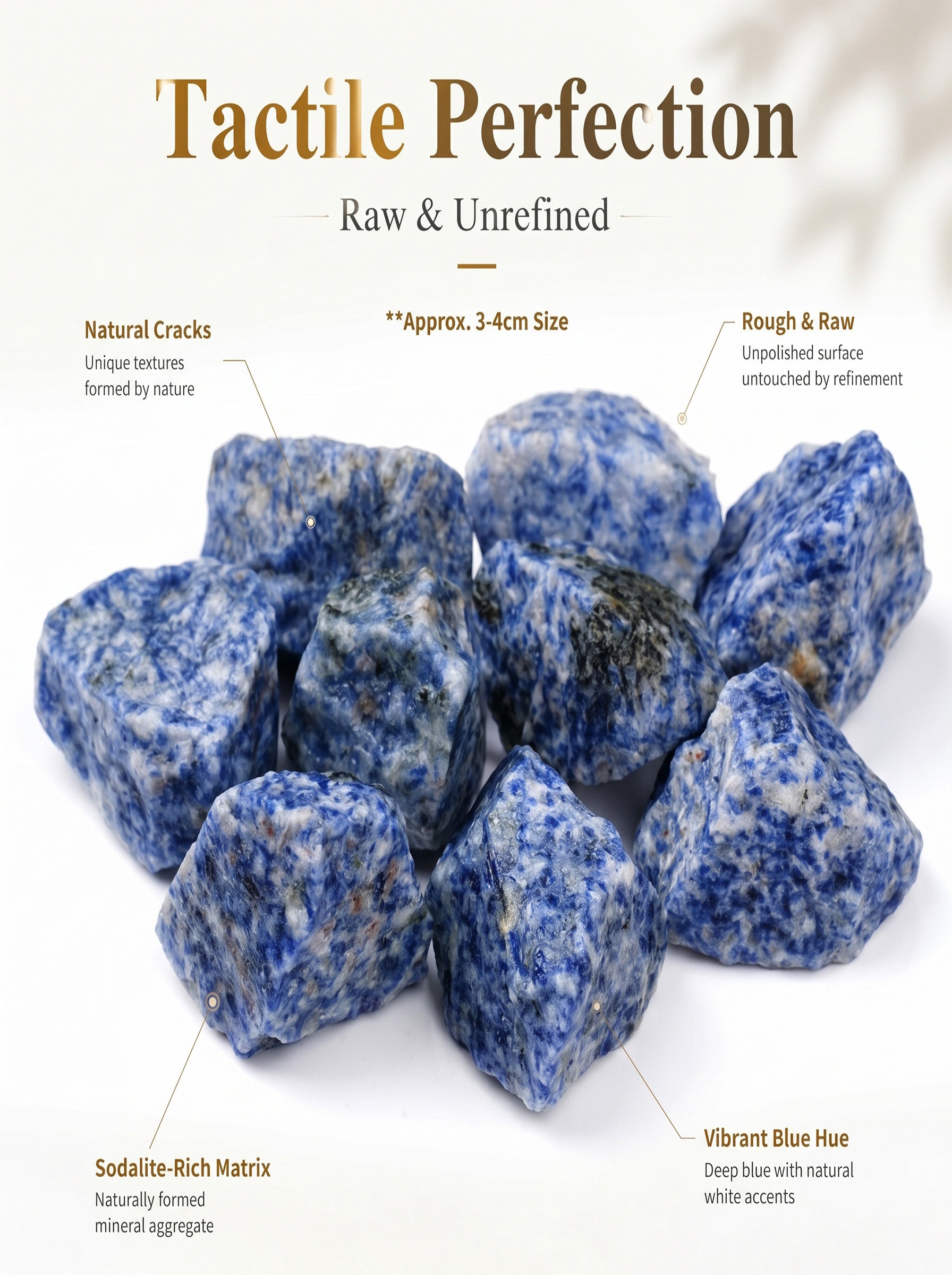 The Peak Oracle | Raw K2 Blue Dot Jasper Stone