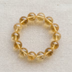 Premium Citrine Beaded Bracelet | Hand-Polished Natural Gemstone Jewelry for Abundance & Positivity
