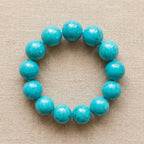 Authentic Turquoise and Clear Crystal Necklace | The "Stone of Protection" | Boho-Chic Energy Jewelry