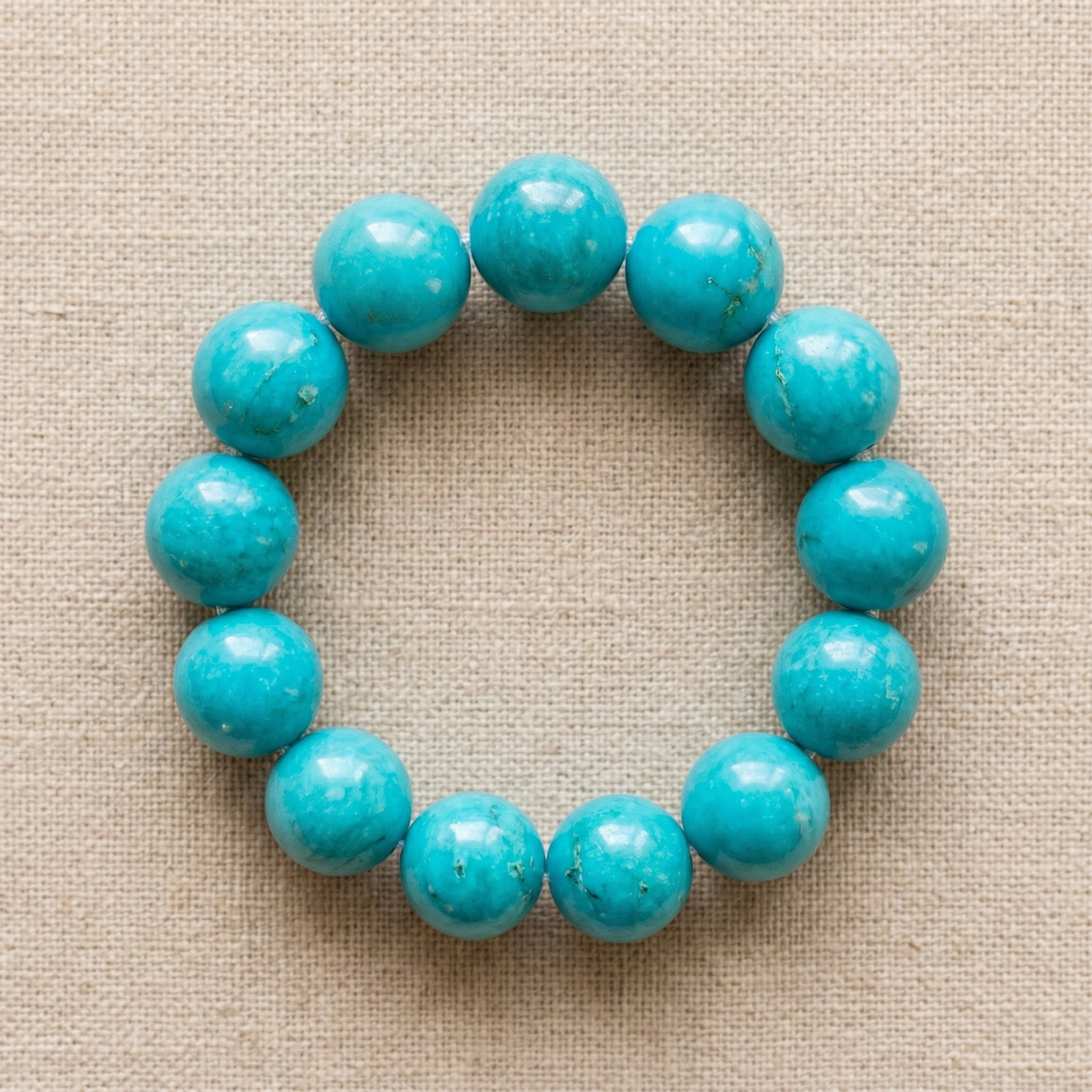 Authentic Turquoise and Clear Crystal Necklace | The "Stone of Protection" | Boho-Chic Energy Jewelry