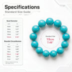 Authentic Turquoise and Clear Crystal Necklace | The "Stone of Protection" | Boho-Chic Energy Jewelry