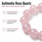 Premium Cherry Blossom Agate Beaded Bracelet | Hand-Polished Natural Gemstone Jewelry for Inner Peace & Grace