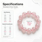 Premium Cherry Blossom Agate Beaded Bracelet | Hand-Polished Natural Gemstone Jewelry for Inner Peace & Grace