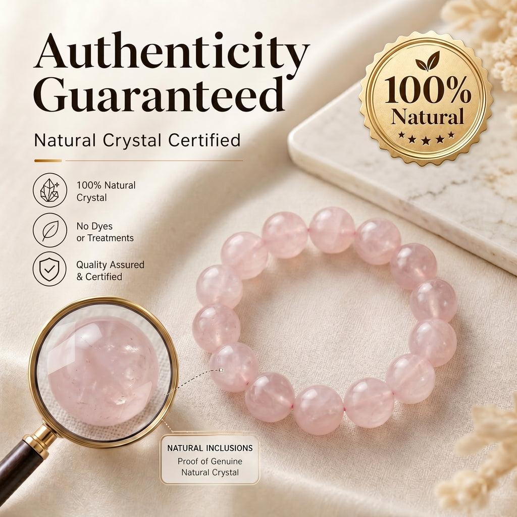 Premium Cherry Blossom Agate Beaded Bracelet | Hand-Polished Natural Gemstone Jewelry for Inner Peace & Grace