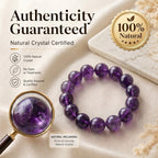 Authentic Uruguayan Amethyst Necklace | The "Stone of Wisdom" | Premium Healing Gemstone Jewelry