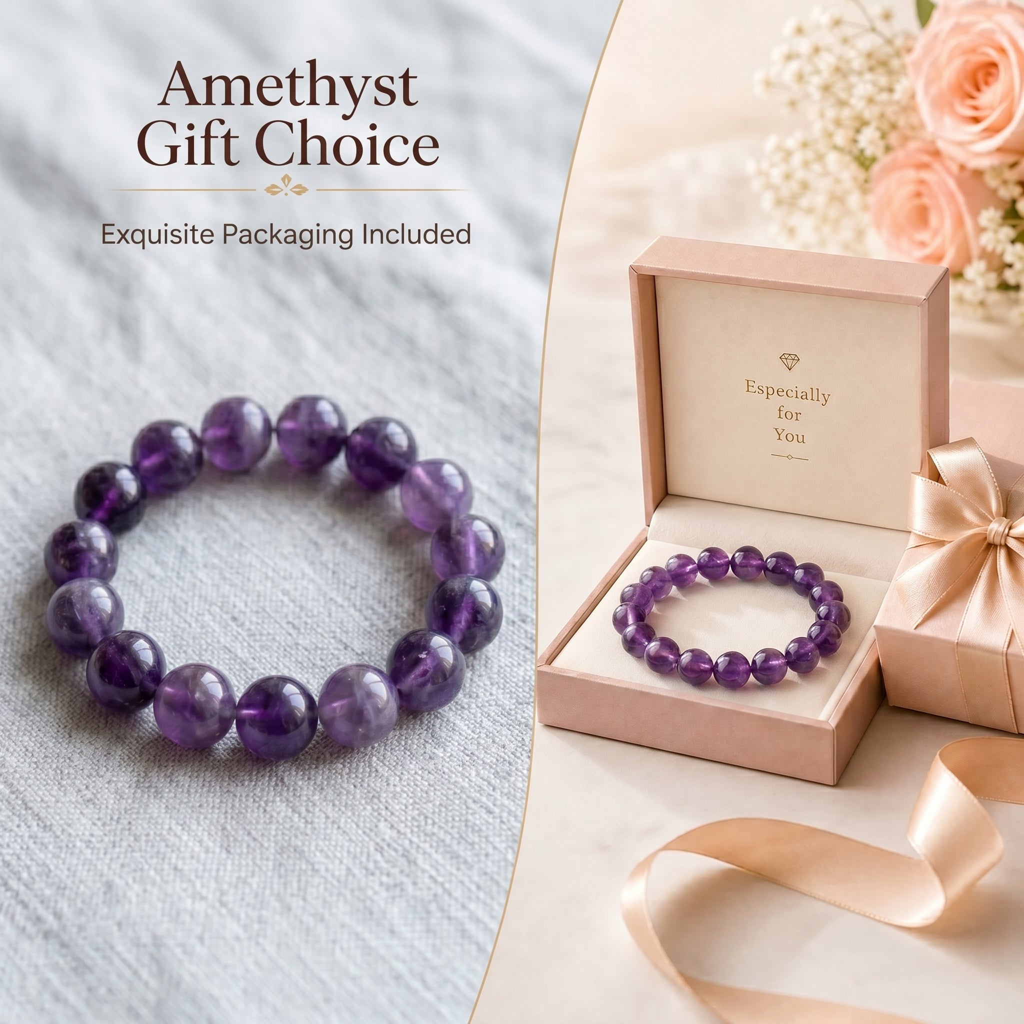 Authentic Uruguayan Amethyst Necklace | The "Stone of Wisdom" | Premium Healing Gemstone Jewelry