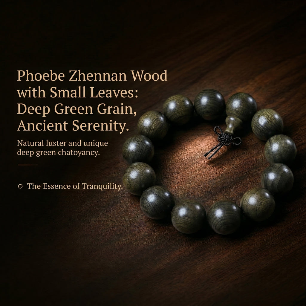 Luxury Ancient Phoebe Beaded Bracelet | Hand-Polished Millennium-Aged Wood for Serenity & Mindfulness