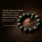 Luxury Ancient Phoebe Beaded Bracelet | Hand-Polished Millennium-Aged Wood for Serenity & Mindfulness