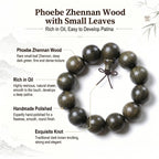 Luxury Ancient Phoebe Beaded Bracelet | Hand-Polished Millennium-Aged Wood for Serenity & Mindfulness