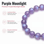 Authentic Amethyst Bracelet with Moonlight Glow | The "Stone of Spirituality" | Unique Healing Crystal Jewelry