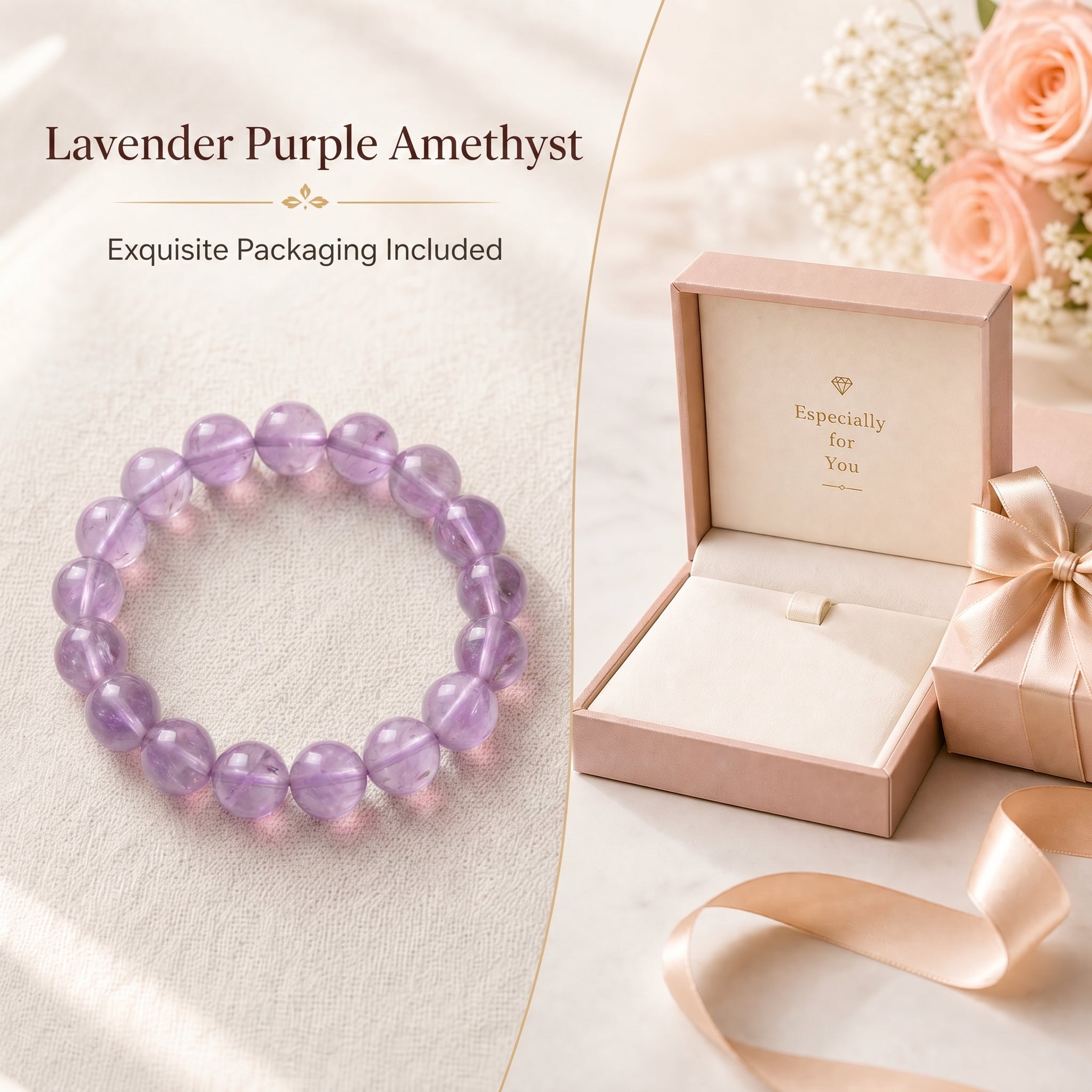 Authentic Lavender Amethyst Necklace | The "Stone of Serenity" | Minimalist Healing Gemstone Jewelry
