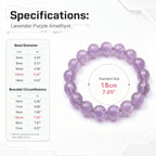 Authentic Lavender Amethyst Necklace | The "Stone of Serenity" | Minimalist Healing Gemstone Jewelry