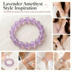 Authentic Lavender Amethyst Necklace | The "Stone of Serenity" | Minimalist Healing Gemstone Jewelry