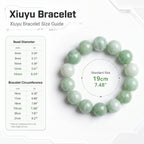 Authentic Xiuyan Jade Bracelet with Crystal Accents | The "Stone of Vitality" | Modern Boho-Chic Jewelry