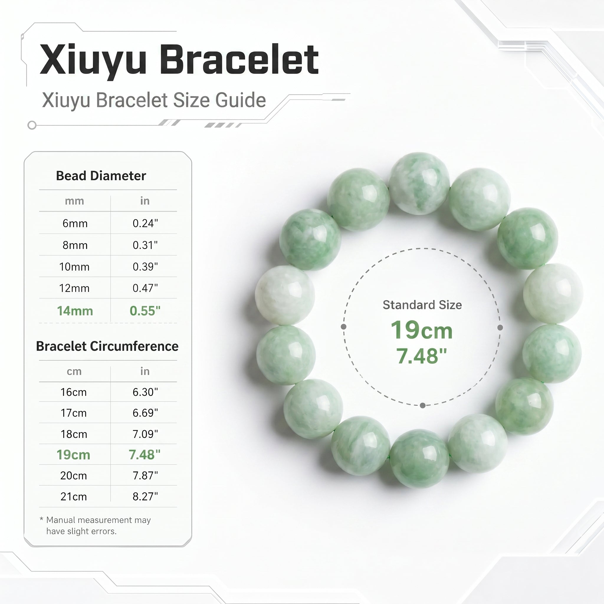 Authentic Xiuyan Jade Bracelet with Crystal Accents | The "Stone of Vitality" | Modern Boho-Chic Jewelry