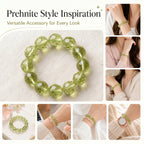 Authentic Prehnite Crystal Bracelet | The "Stone of Prophecy" | Unique Healing Gemstone Jewelry