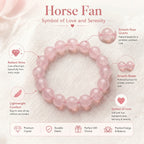 Premium Madagascar Rose Quartz Beaded Bracelet | Hand-Polished Natural Gemstone Jewelry for Elegance & Harmony