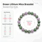 Authentic Green Lepidolite Bracelet | The "Stone of Serenity" | Unique Healing Crystal Jewelry