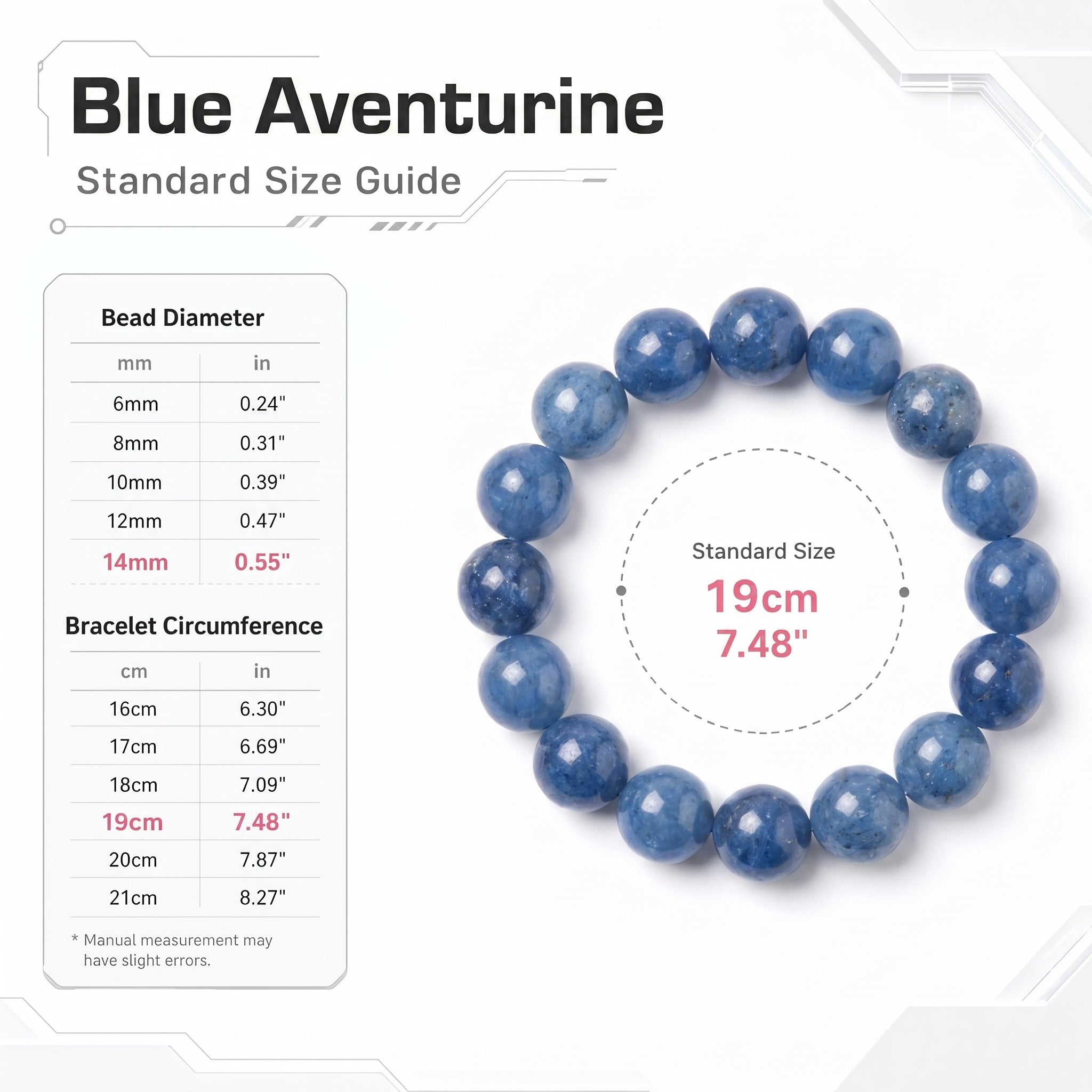 Premium Blue Aventurine Beaded Bracelet | Hand-Polished Natural Gemstone Jewelry for Inner Peace & Focus