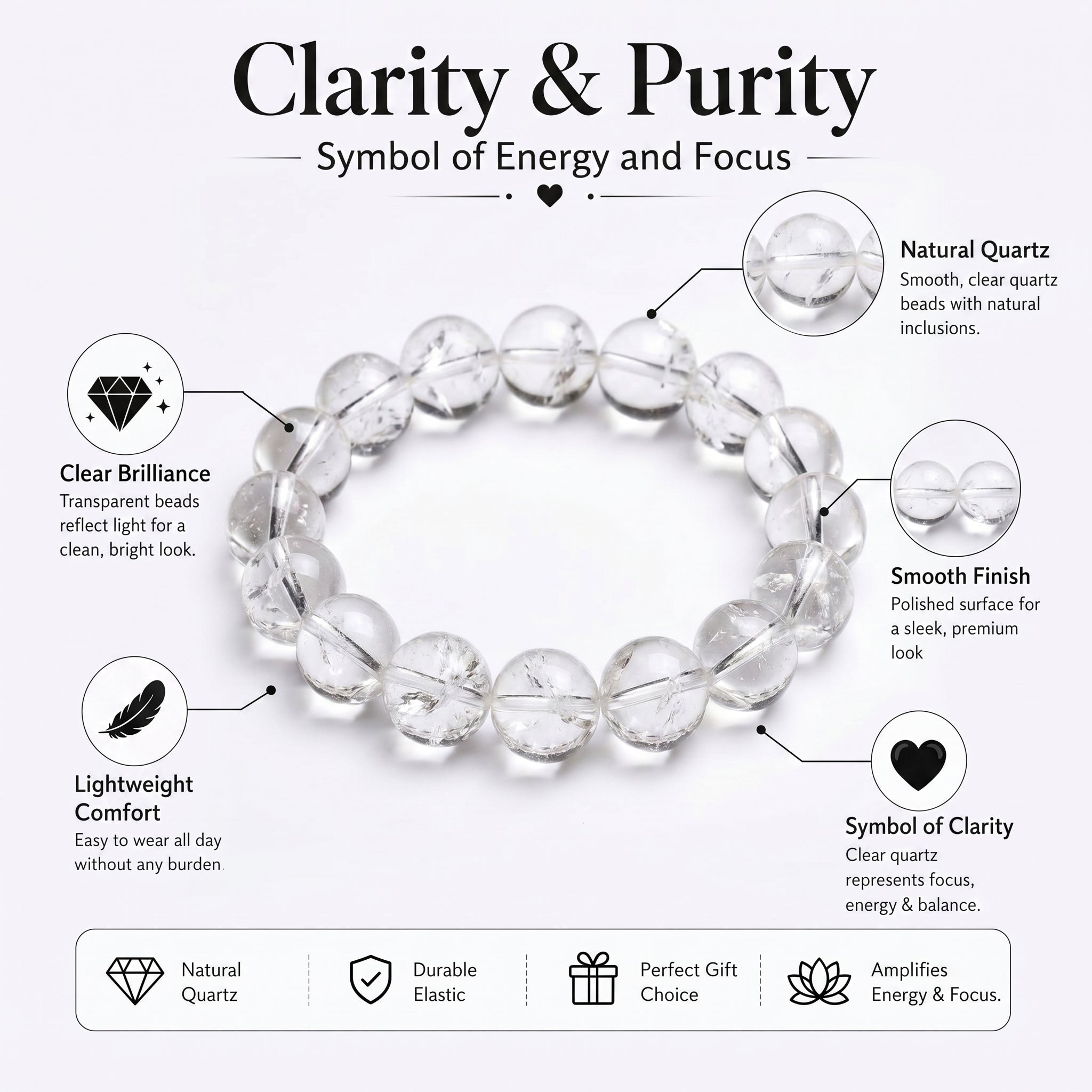 Premium White Azeztulite Specimen | Hand-Selected Natural Crystal for Mindfulness & Energetic Alignment
