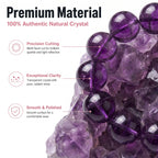 Authentic Purple Fluorite Bracelet | The "Stone of Spirit" | Unique Gemstone Jewelry for Meditation