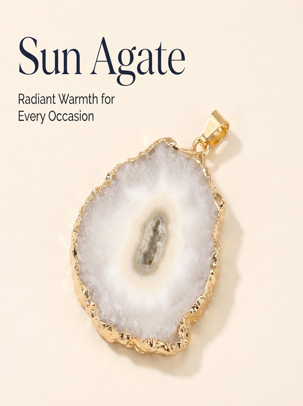 Authentic Electroplated Agate Pendant | The "Stone of Balance" | Unique Artisan Jewelry for Chic Living