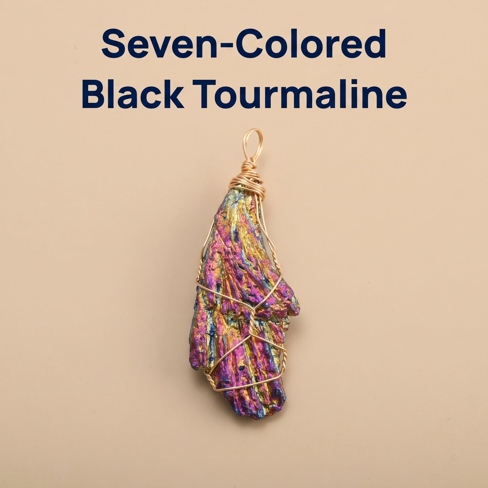 Authentic Raw Black Tourmaline Necklace | The "Stone of Protection" | Unique Artisan Wire-Wrapped Jewelry
