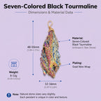 Authentic Raw Black Tourmaline Necklace | The "Stone of Protection" | Unique Artisan Wire-Wrapped Jewelry