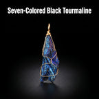 Authentic Raw Black Tourmaline Necklace | The "Stone of Protection" | Unique Artisan Wire-Wrapped Jewelry