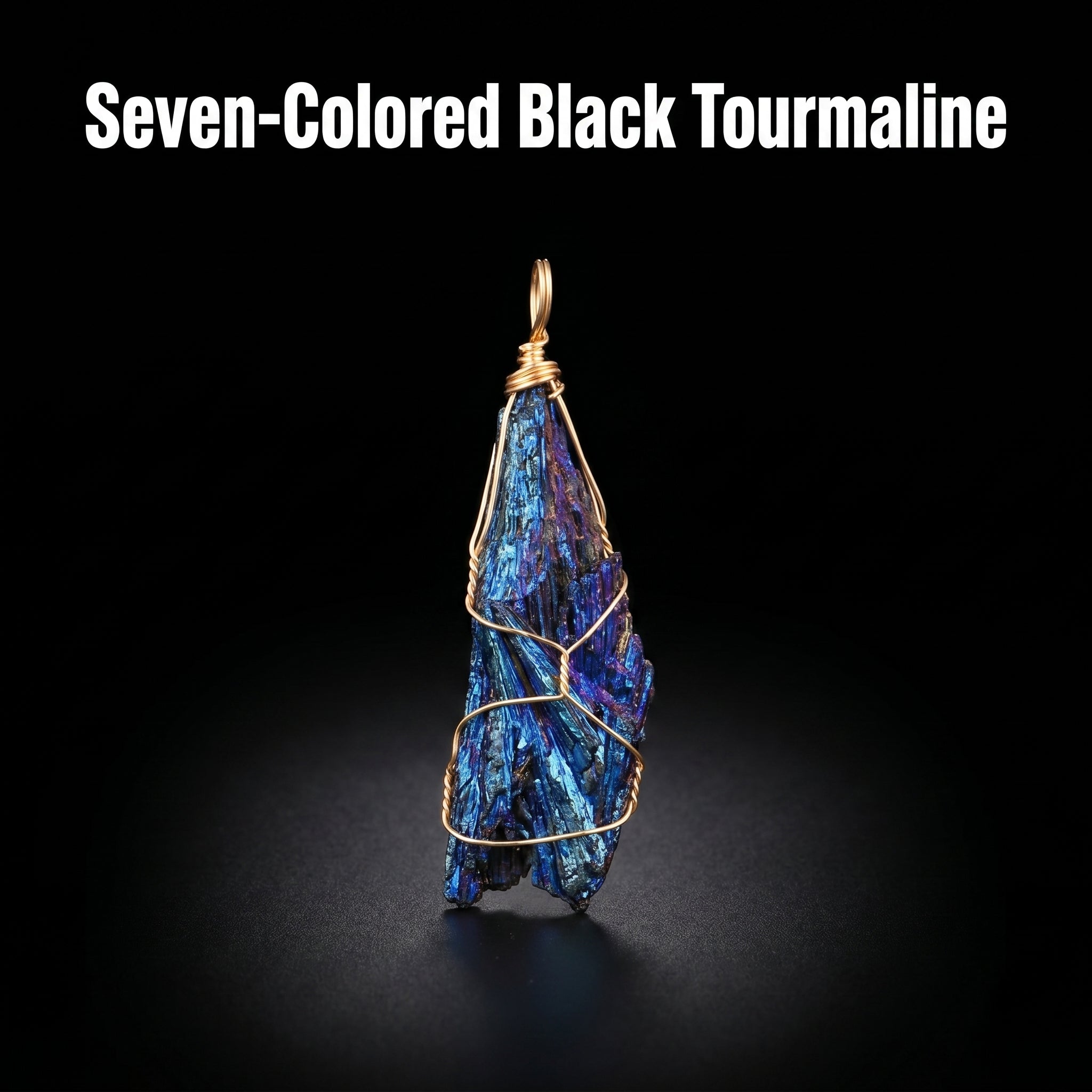 Authentic Raw Black Tourmaline Necklace | The "Stone of Protection" | Unique Artisan Wire-Wrapped Jewelry