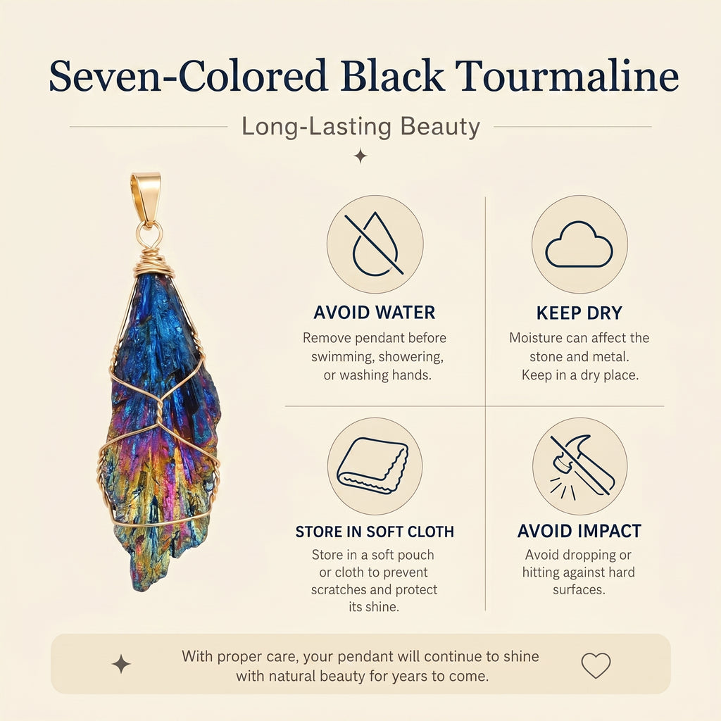 Authentic Raw Black Tourmaline Necklace | The "Stone of Protection" | Unique Artisan Wire-Wrapped Jewelry